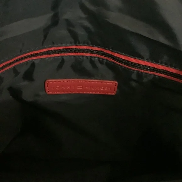 TOMMY HILFIGER Monogram Tan Logo Satchel/Bag - Picture 4 of 9